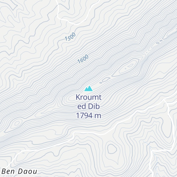 Map of Kroumt ed Dib