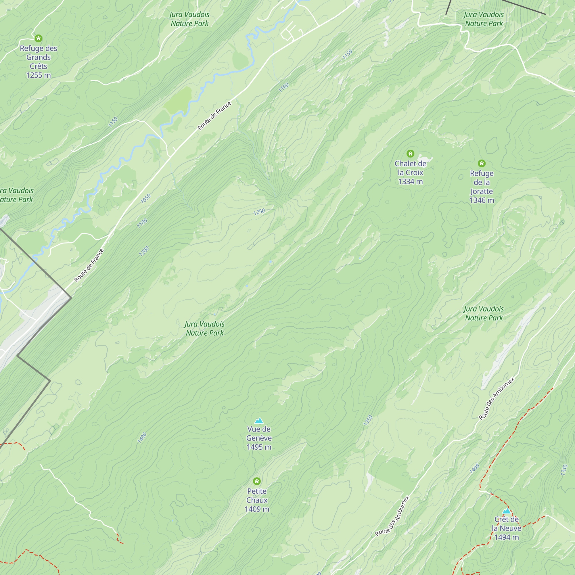 Bois de Caboules map