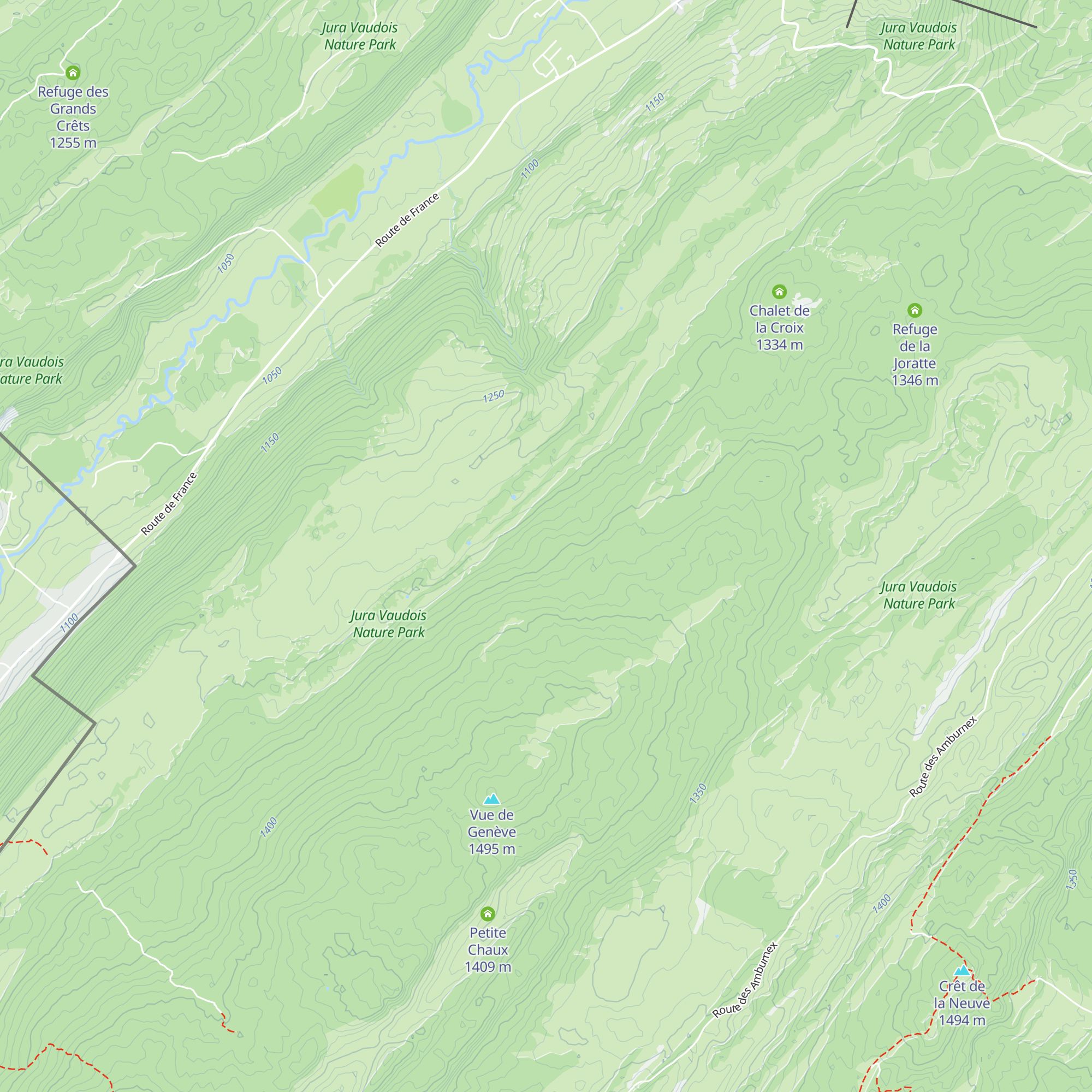 Bois de Caboules map