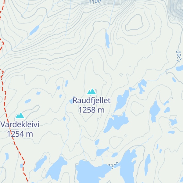 Map of Raudfjellet