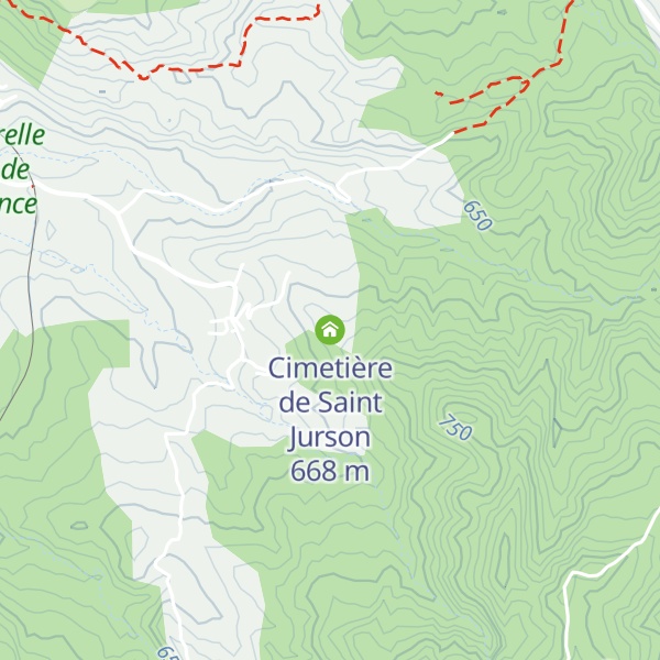 Map of Cimetière de Saint Jurson