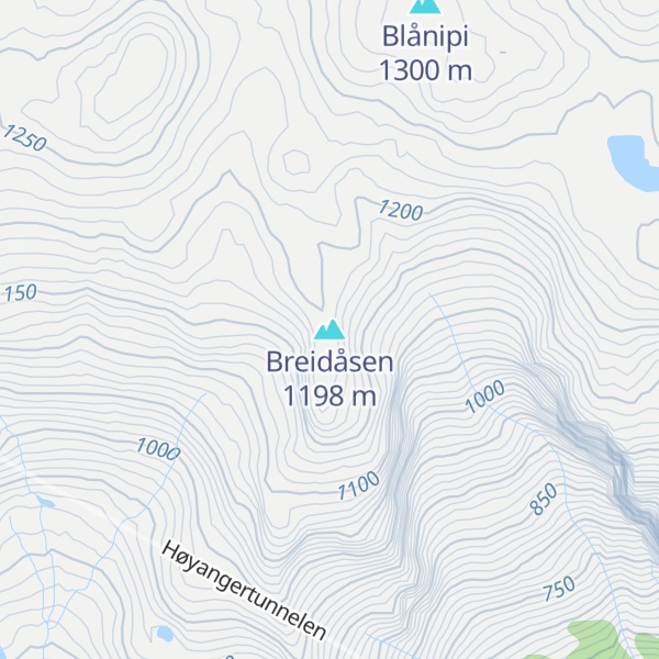 Map of Breidåsen