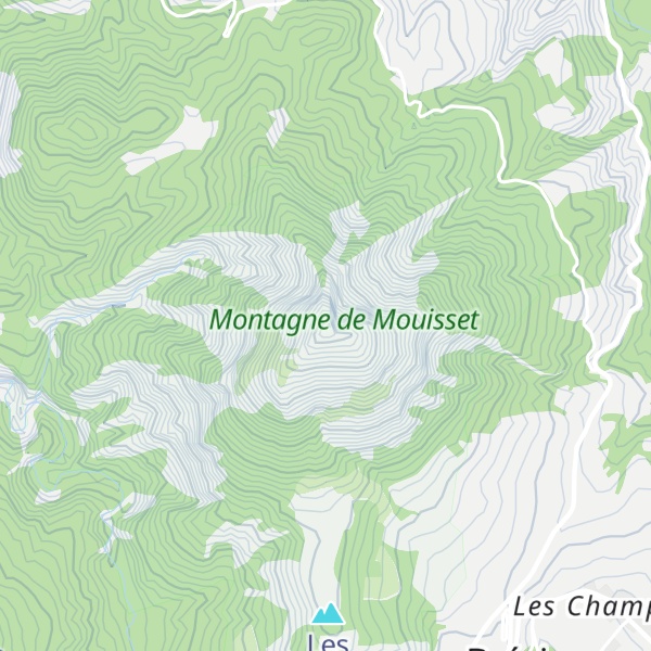 Map of Mouisset
