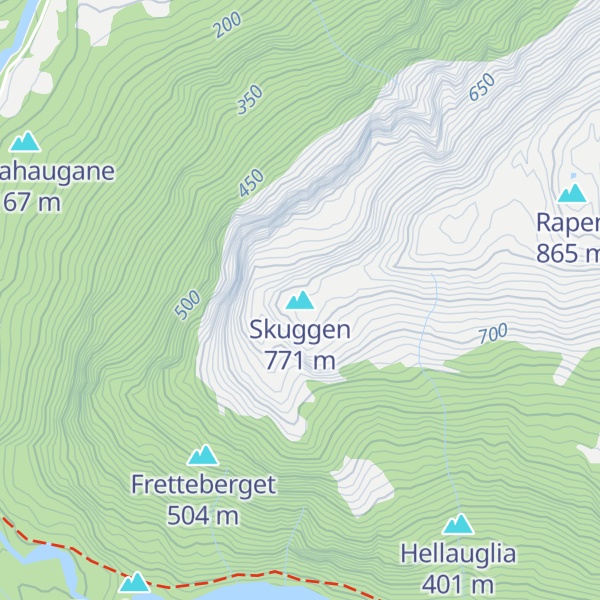 Map of Skuggen