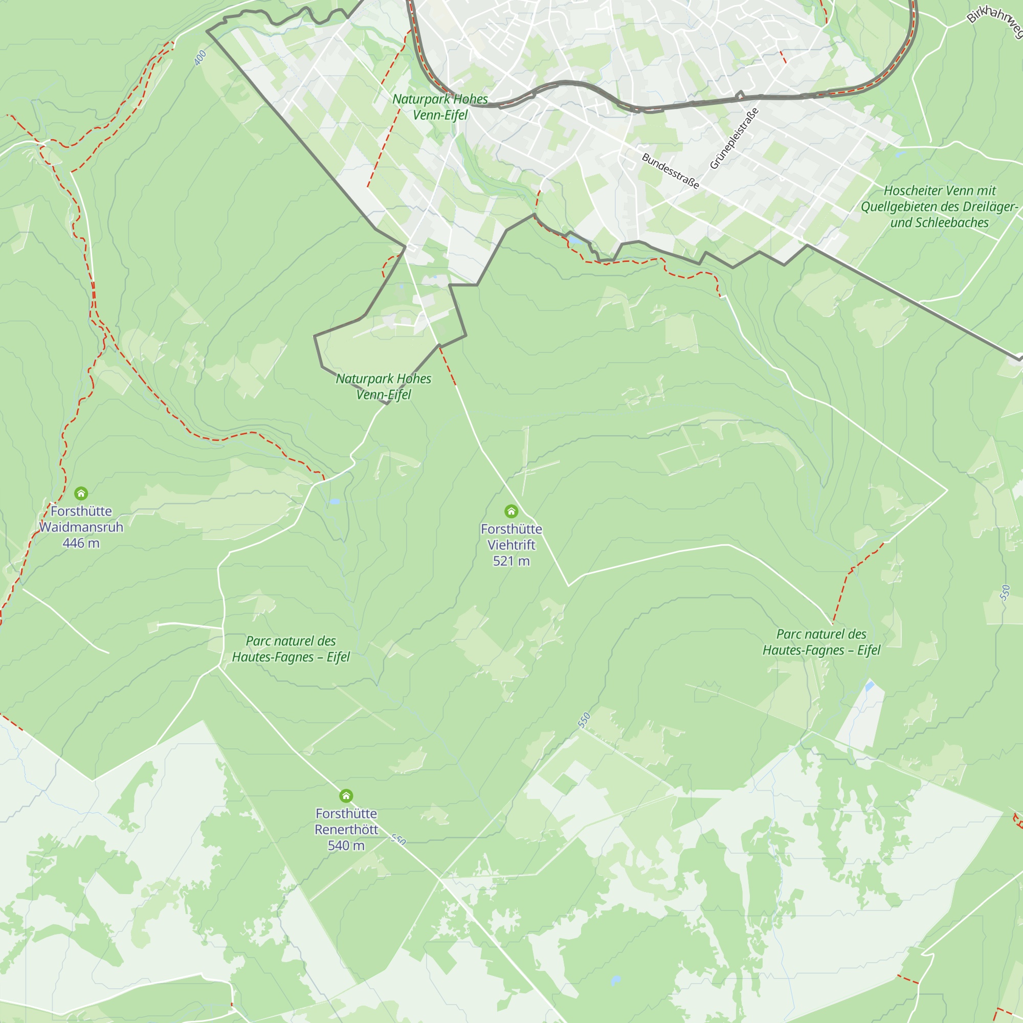 Forsthütte Viehtrift map