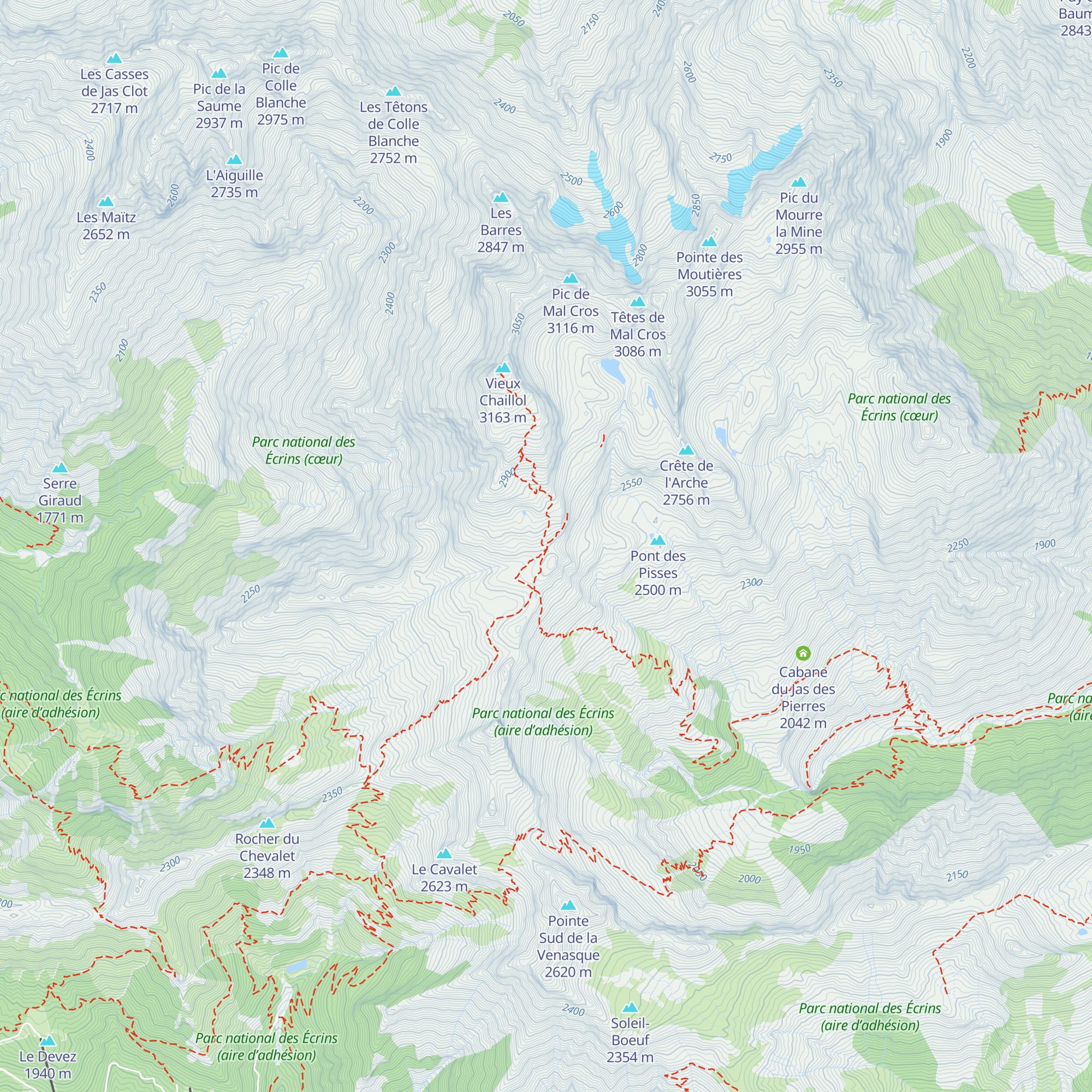 Cabane des Parisiens map