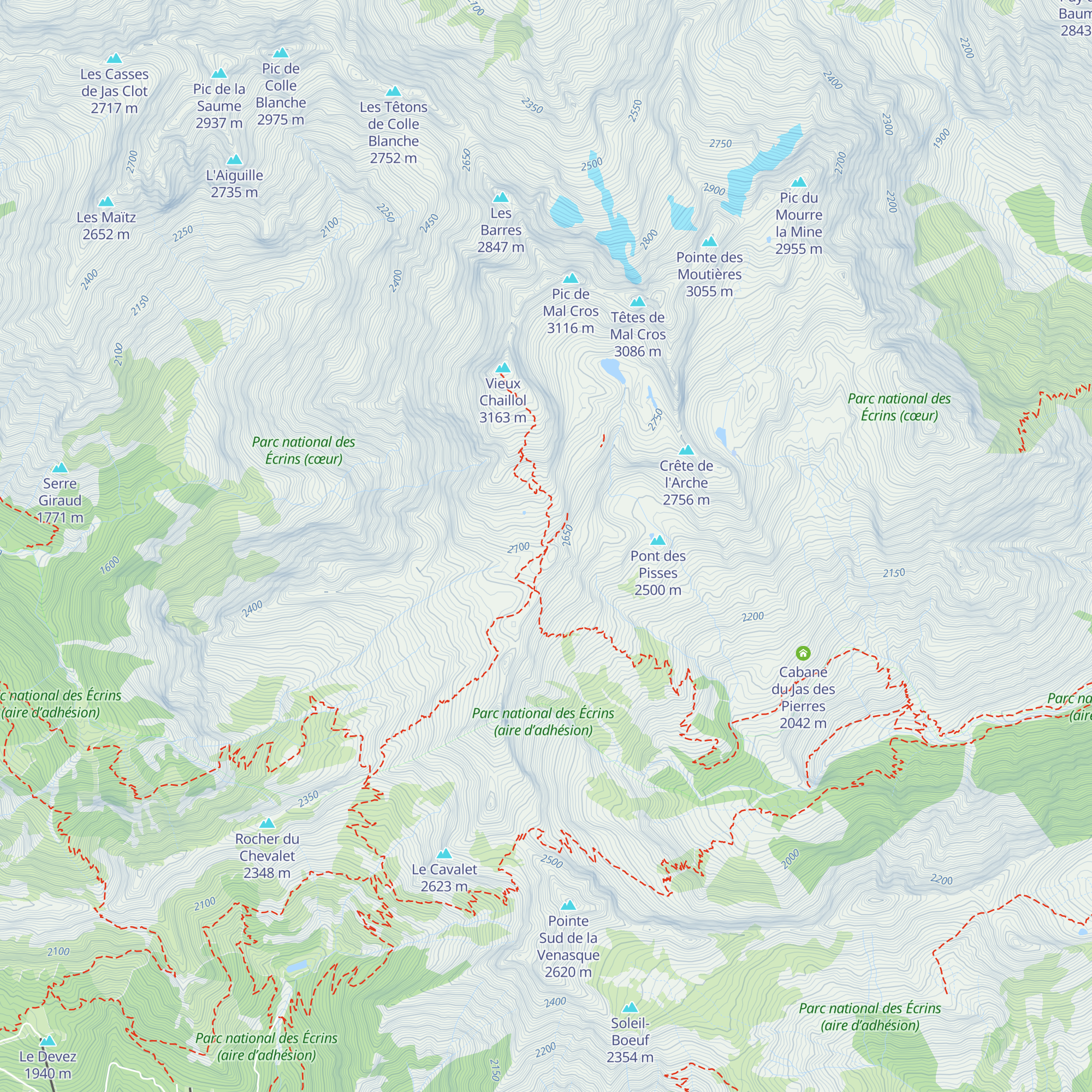 Cabane des Parisiens map