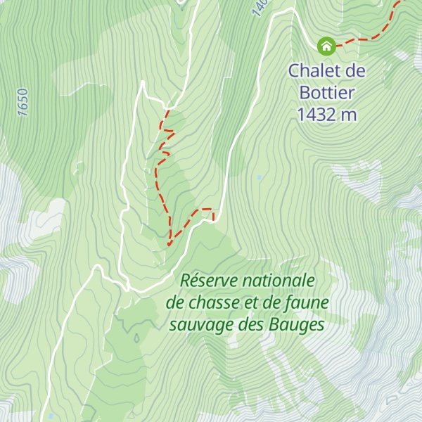 Map of Chalet du Lauzarin
