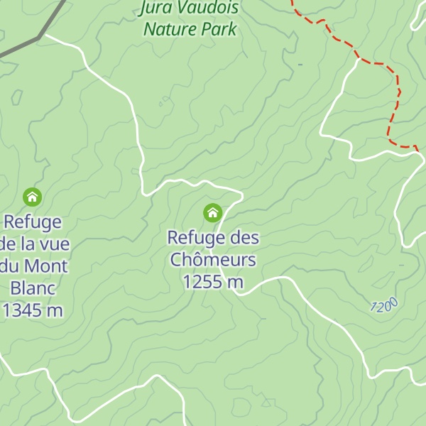 Map of Refuge des Chômeurs