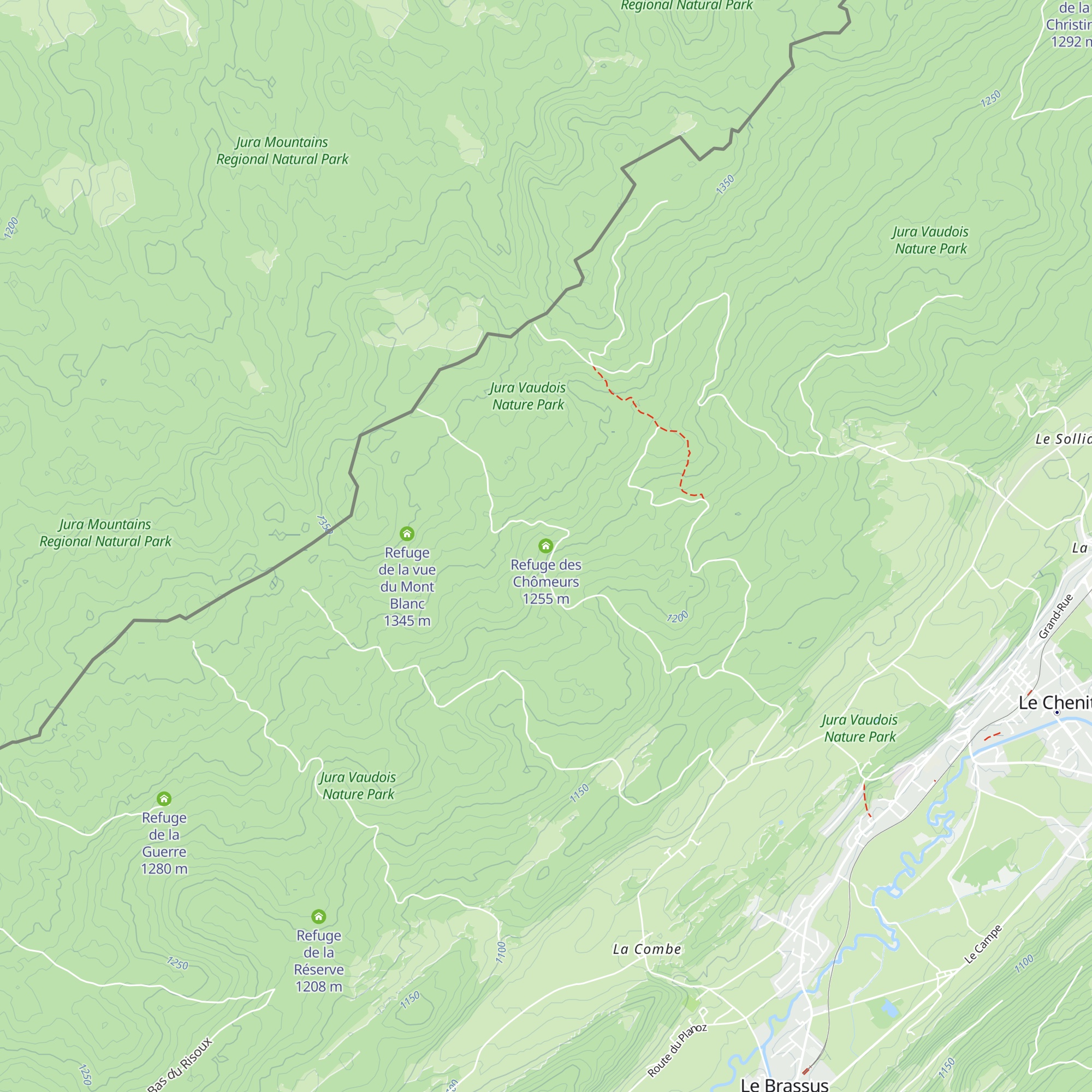 Refuge des Chômeurs map