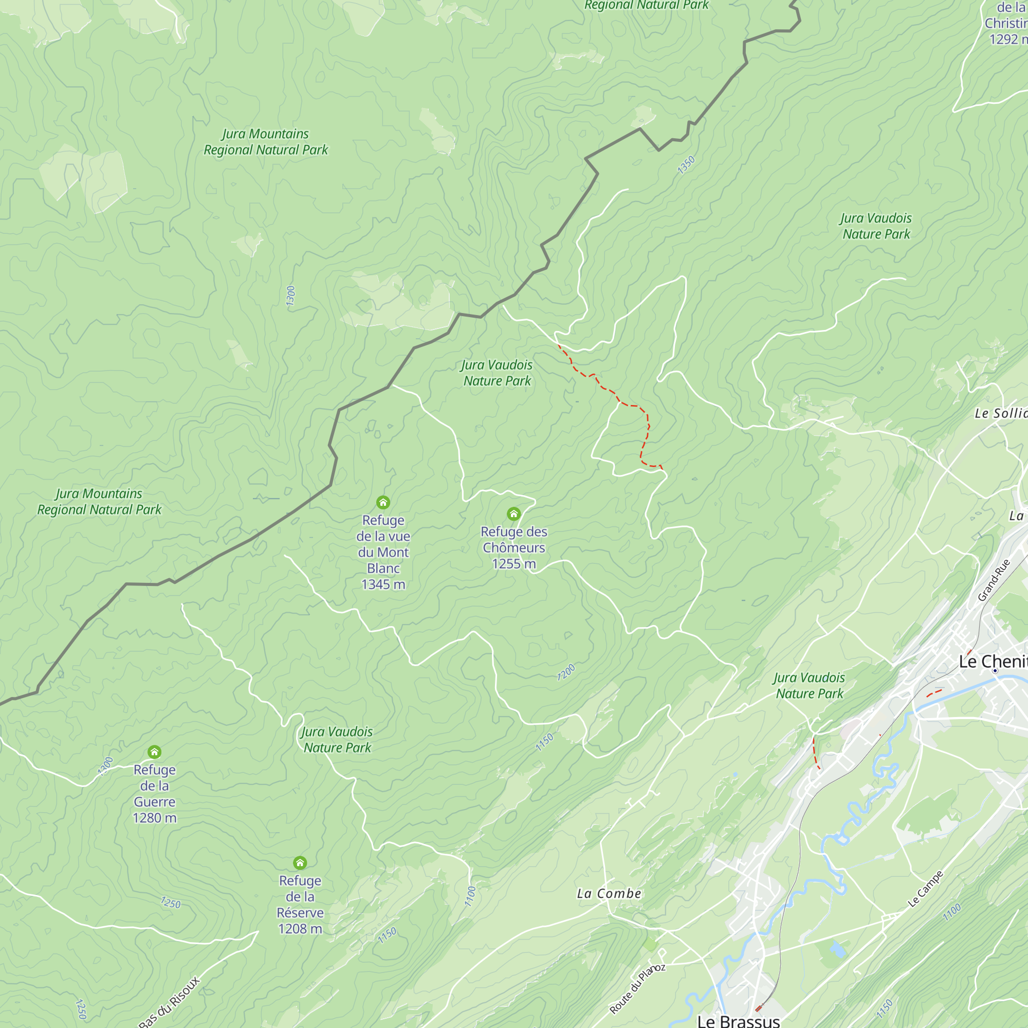 Refuge des Chômeurs map
