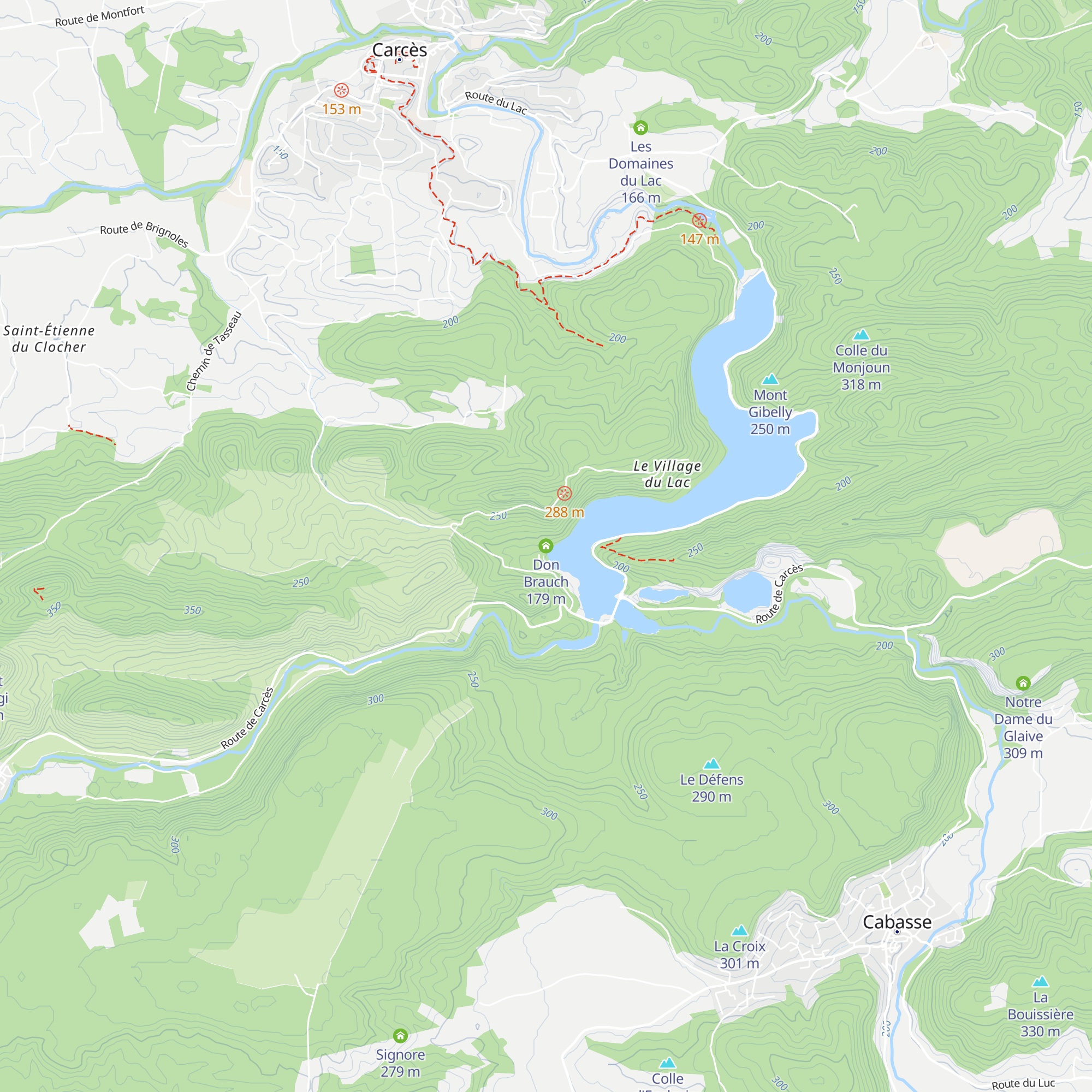 Don Brauch map