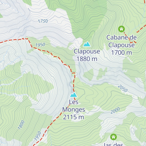 Map of Sommet de Coste belle