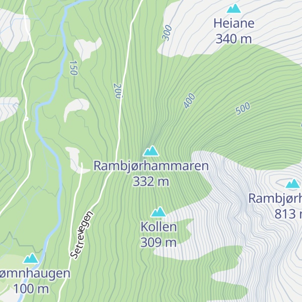 Map of Rambjørhammaren