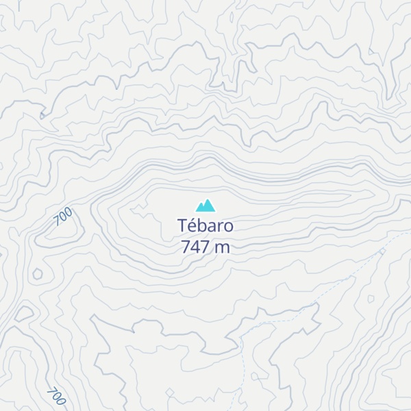 Map of Tébaro