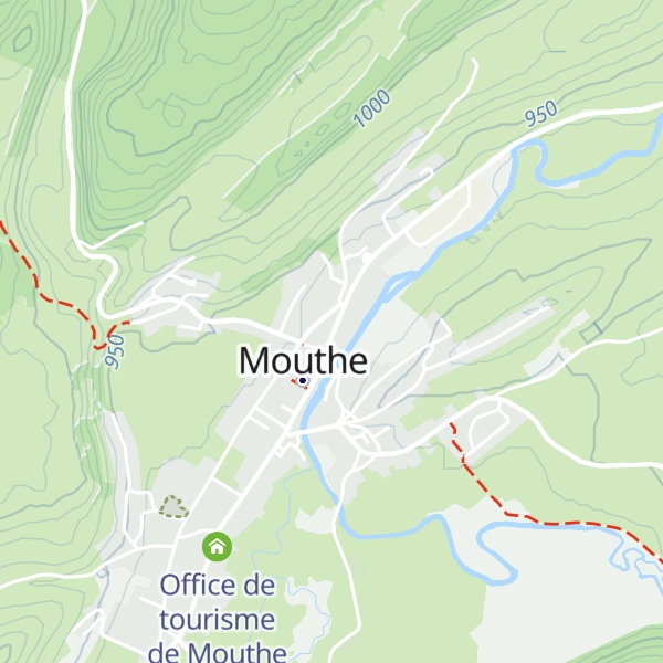 Map of Gîte Etape La Randonnée