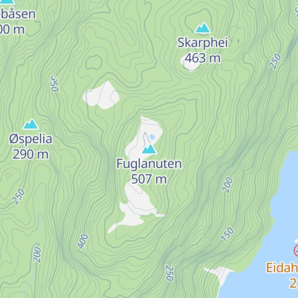 Map of Fuglanuten