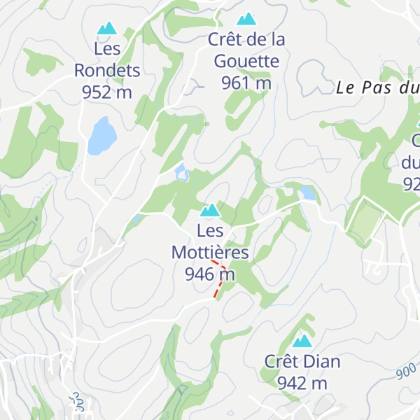 Map of Les Mottières
