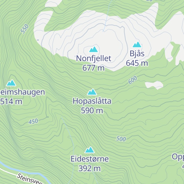 Map of Hopaslåtta