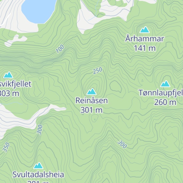 Map of Reinåsen