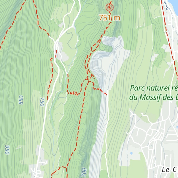 Map of Le Taillefer