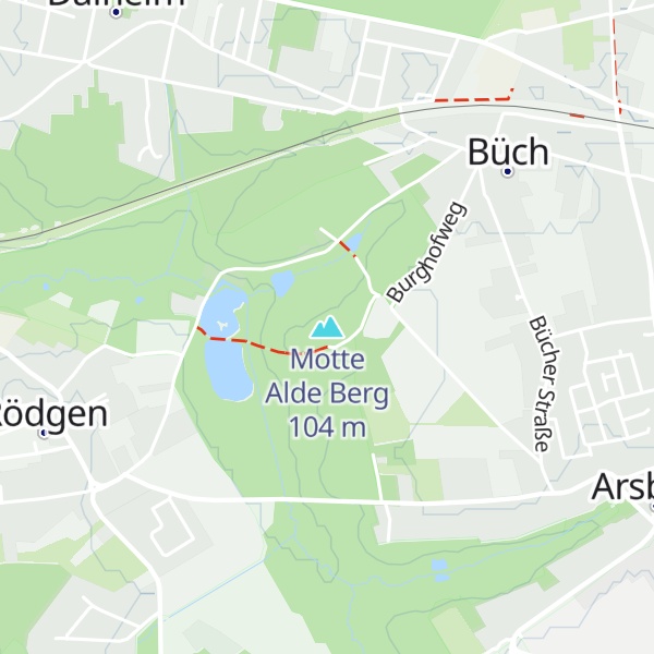 Map of Motte Alde Berg