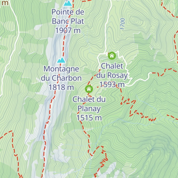 Map of Chalet du Planay