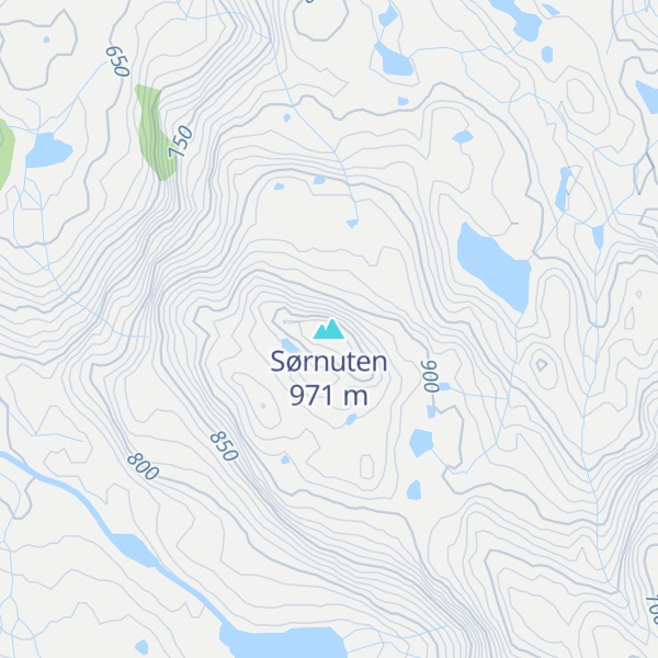 Map of Sørnuten