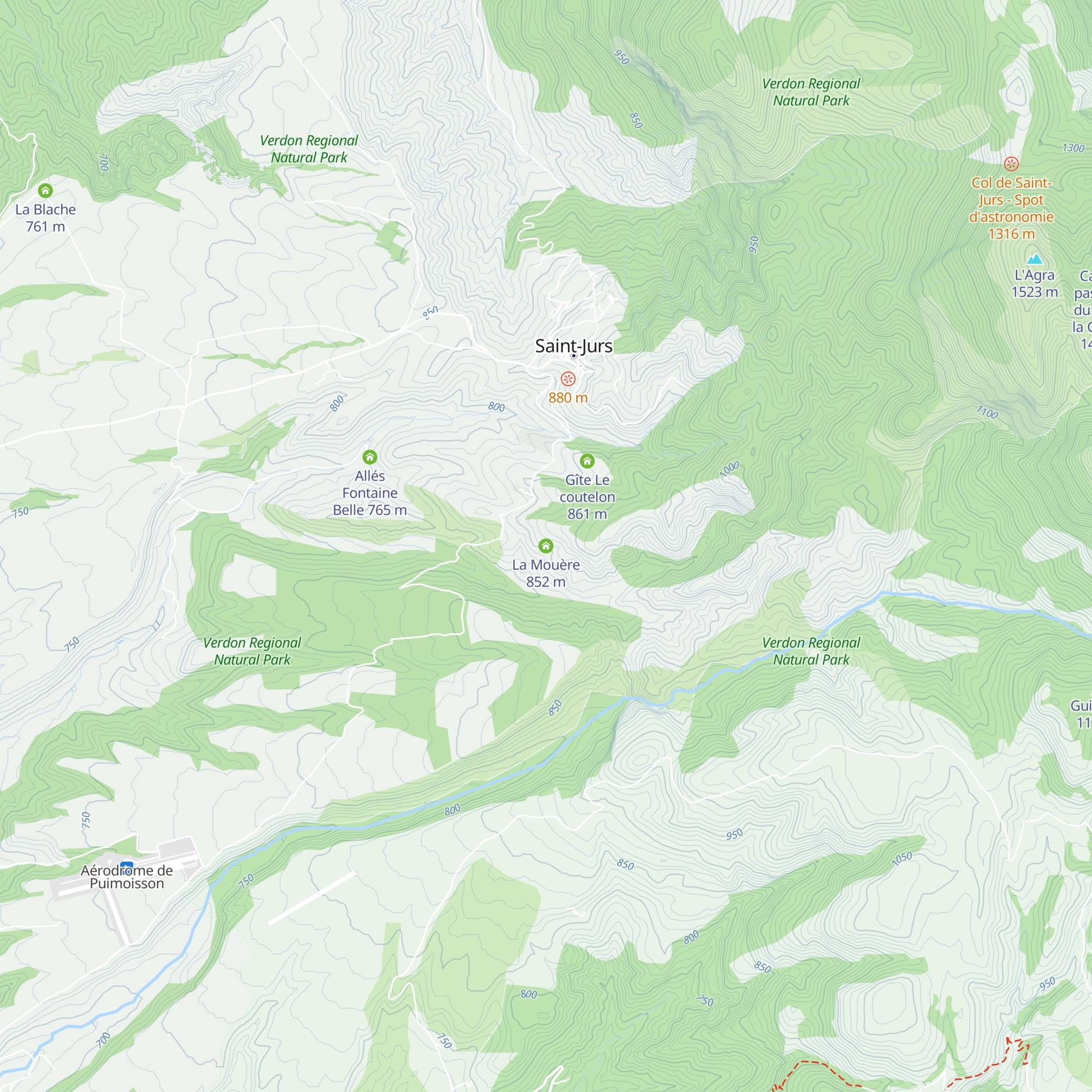 La Mouère map