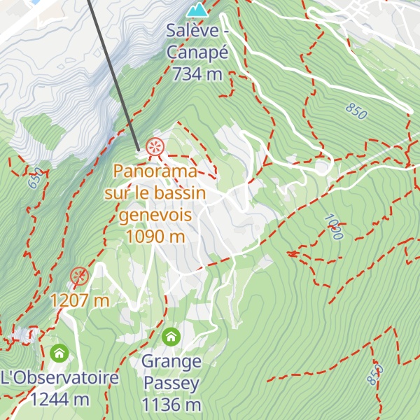 Map of Chalet de Pré-Berger