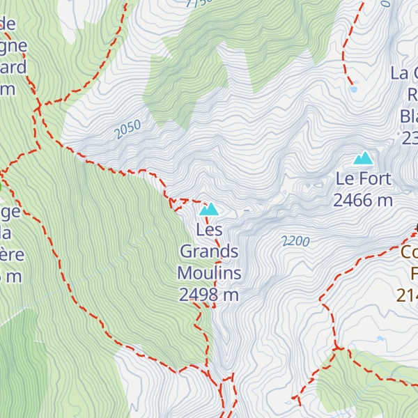 Map of Les Grands Moulins