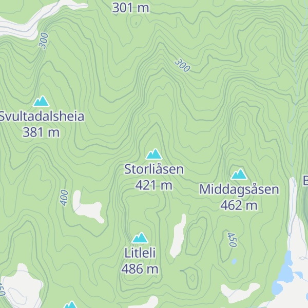 Map of Storliåsen