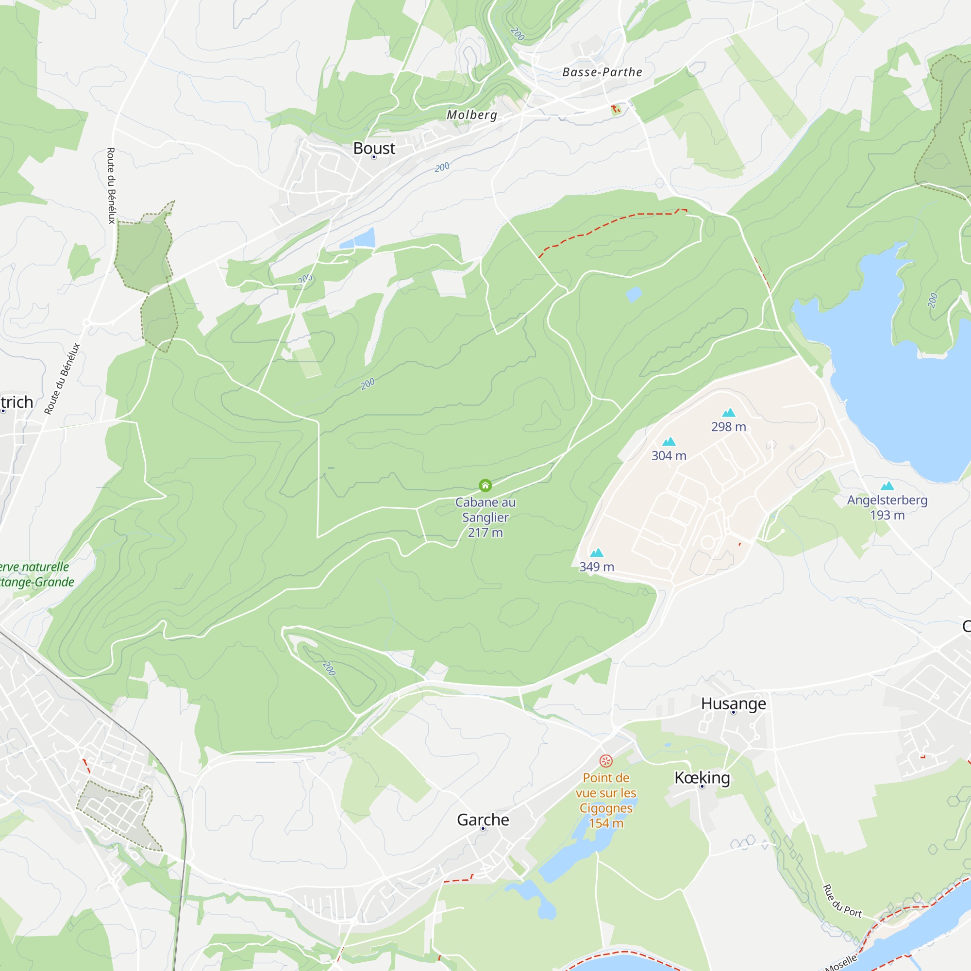 Cabane au Sanglier map