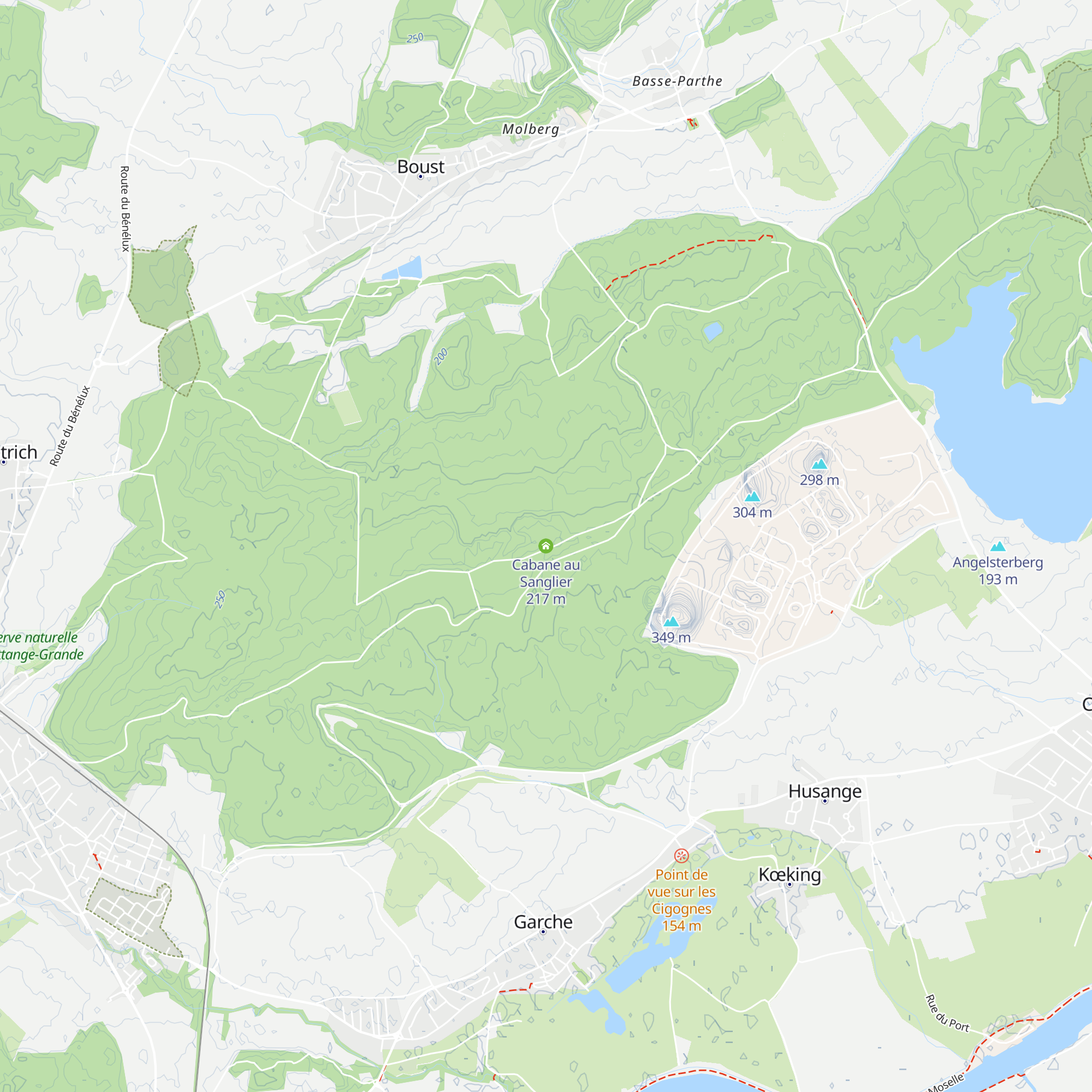 Cabane au Sanglier map