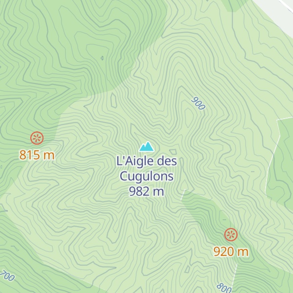 Map of L'Aigle des Cugulons