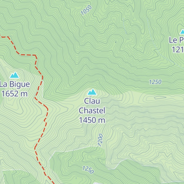 Map of Clau Chastel