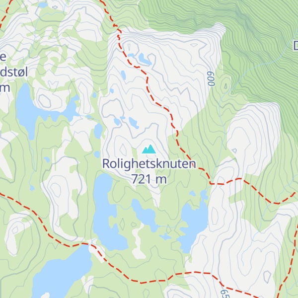 Map of Rolighetsknuten
