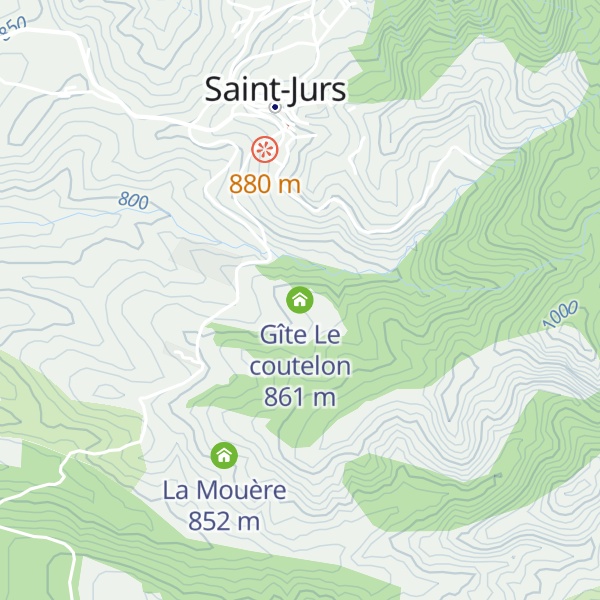 Map of Gîte Le coutelon