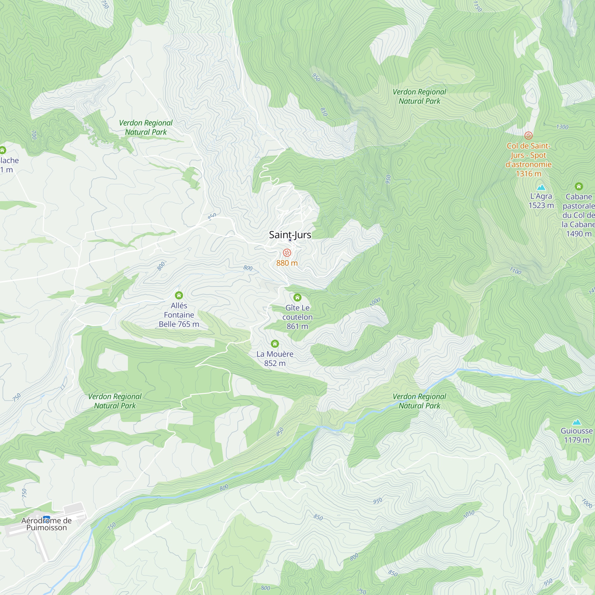 Gîte Le coutelon map