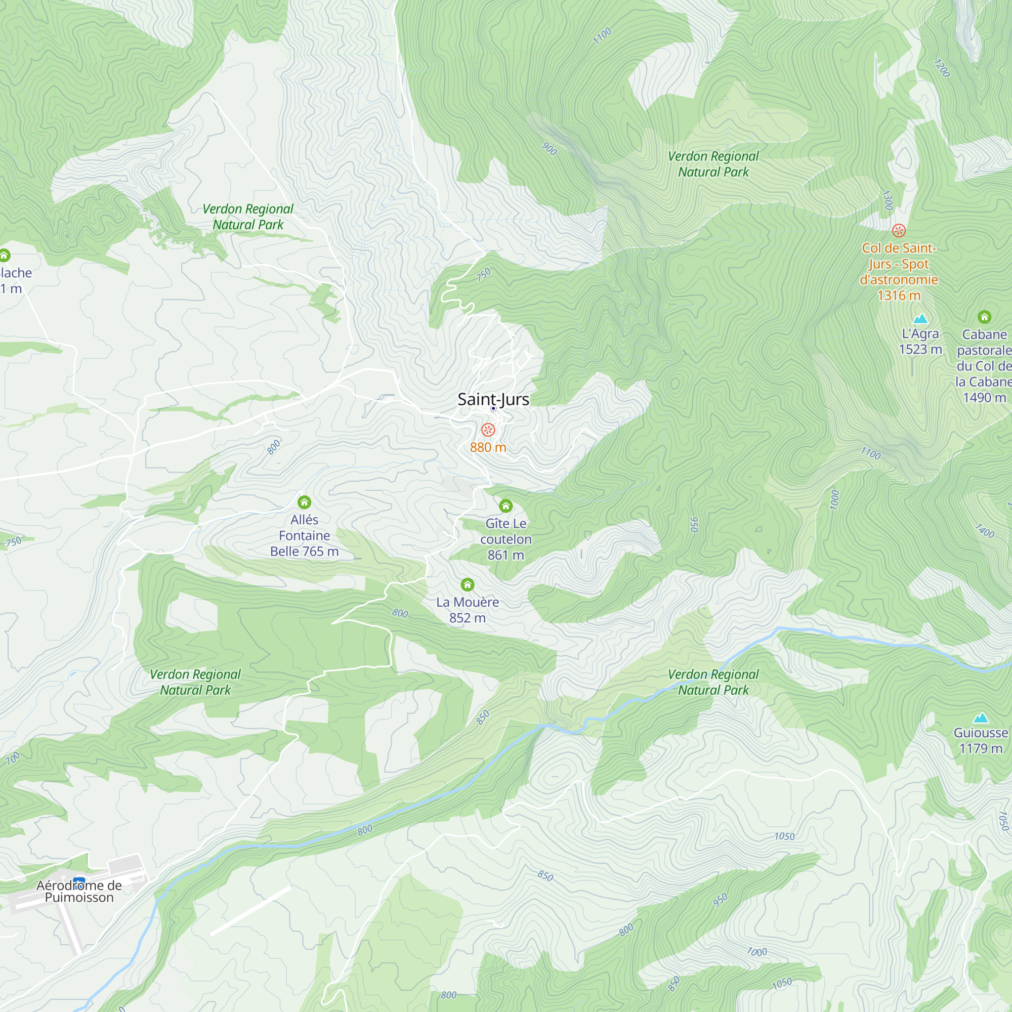 Gîte Le coutelon map