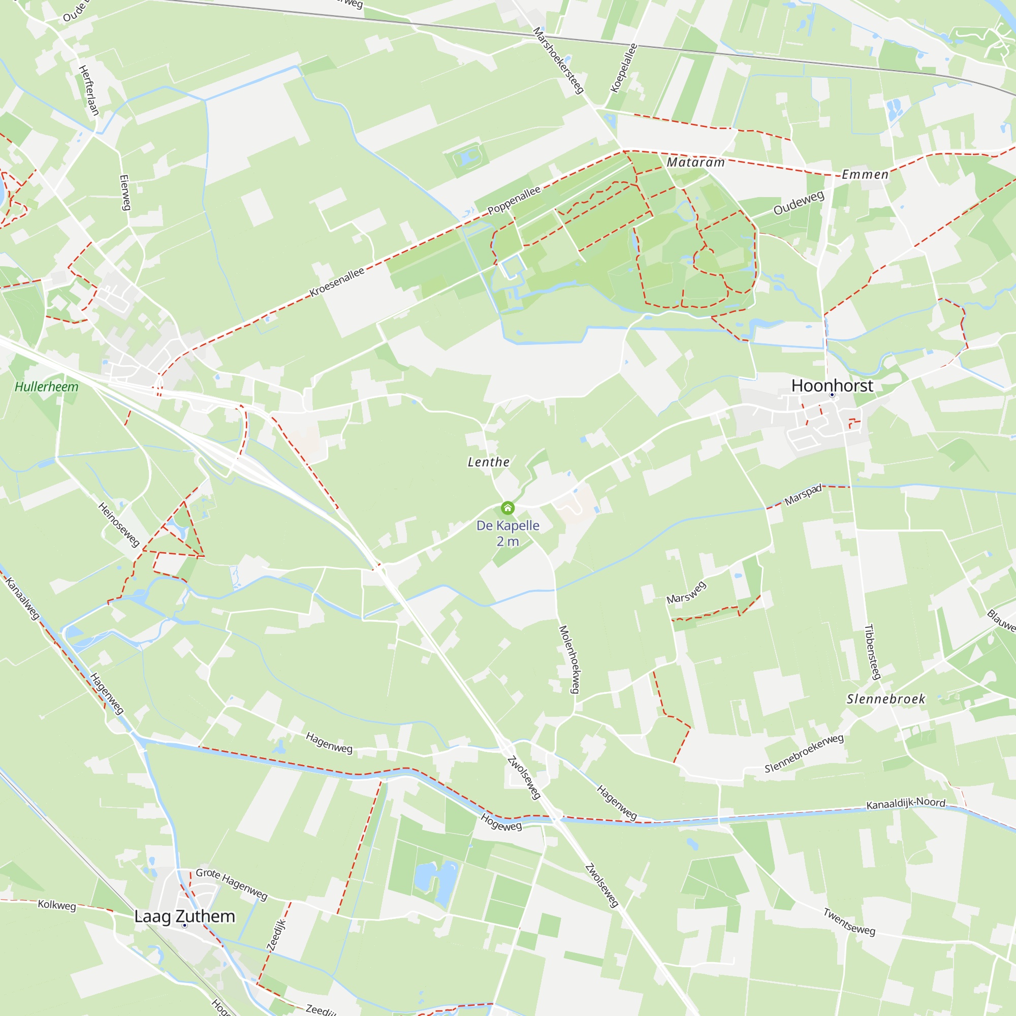 De Kapelle map