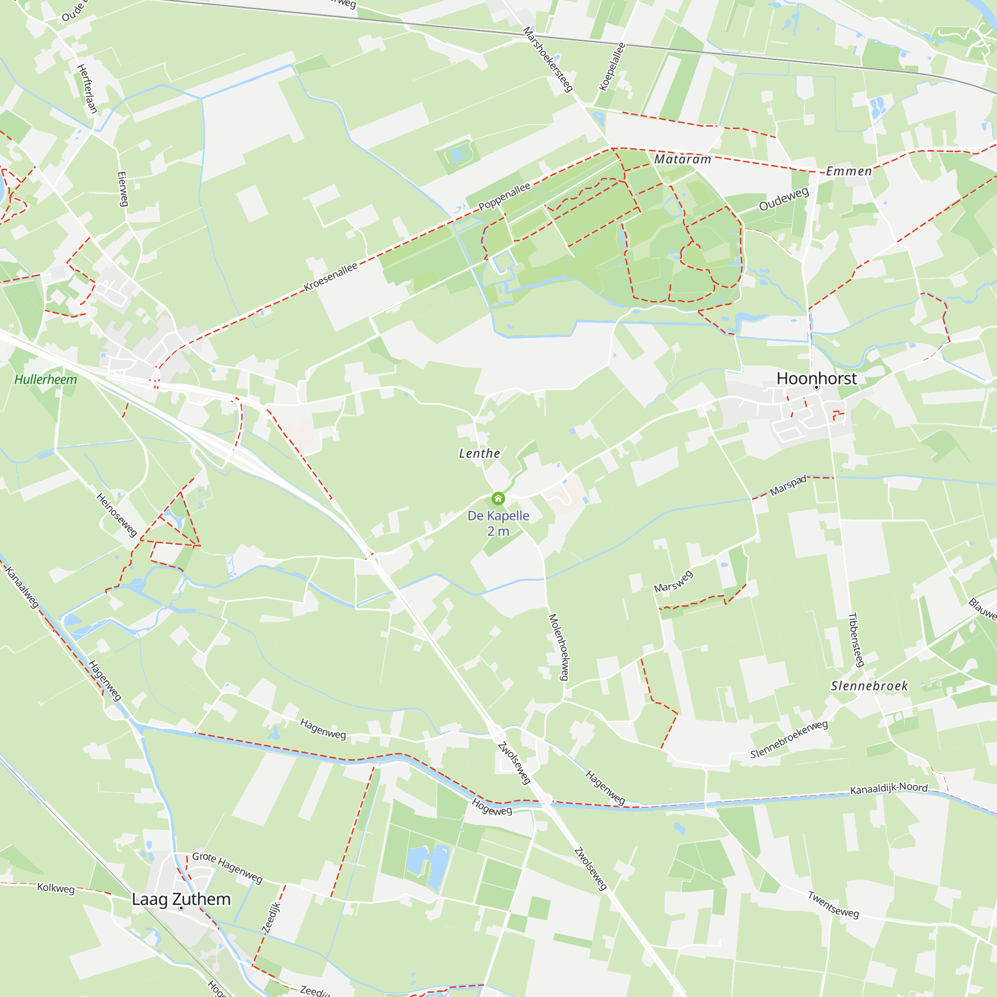 De Kapelle map