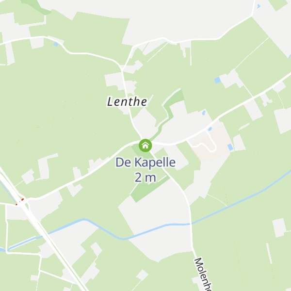Map of De Kapelle