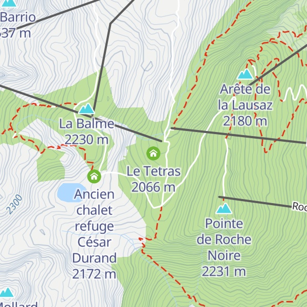 Map of Le Tetras