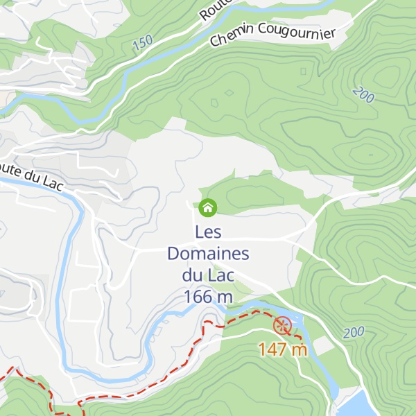 Map of Les Domaines du Lac