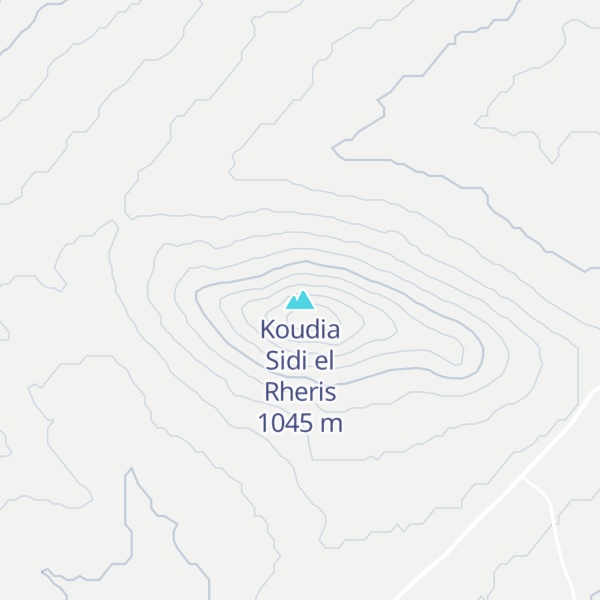 Map of Koudia Sidi el Rheris