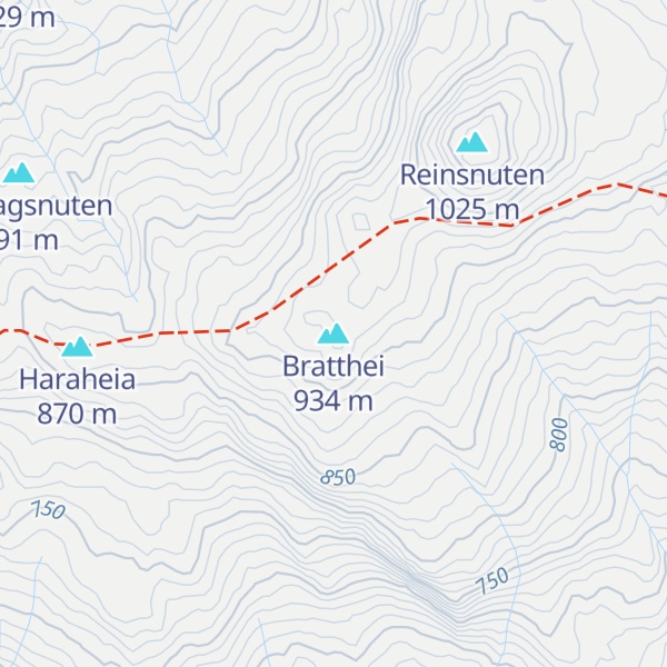 Map of Bratthei