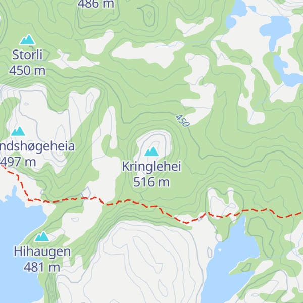 Map of Kringlehei