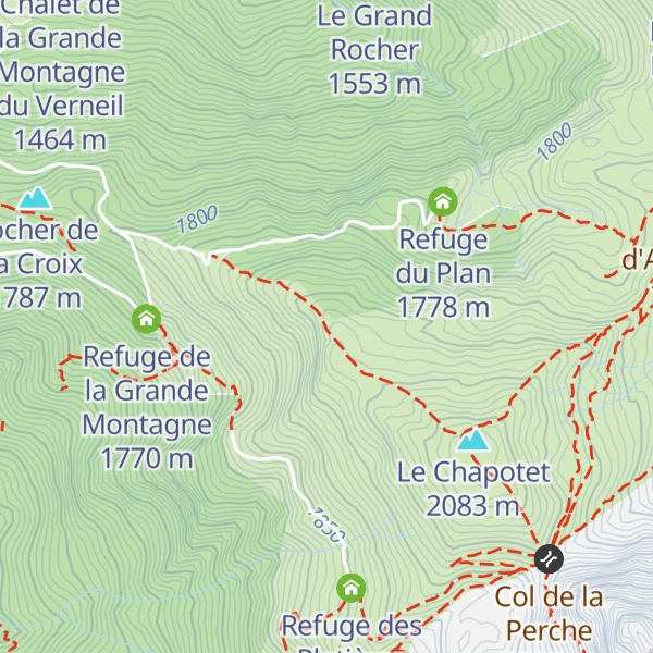 Map of La Grande Montagne de Presle