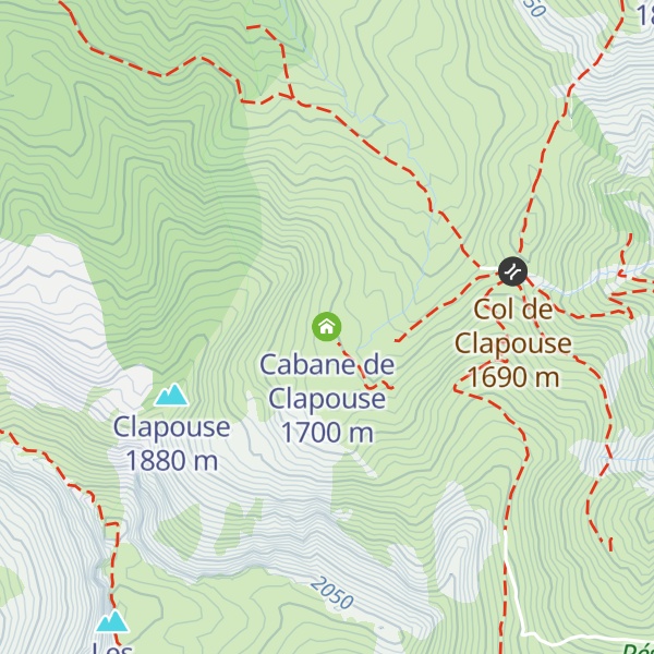 Map of Cabane de Clapouse